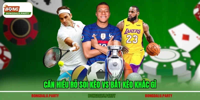 Cần hiểu rõ soi kèo vs bắt kèo khác gì