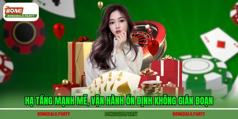 Hạ tầng mạnh mẽ, vận hành ổn định không gián đoạn