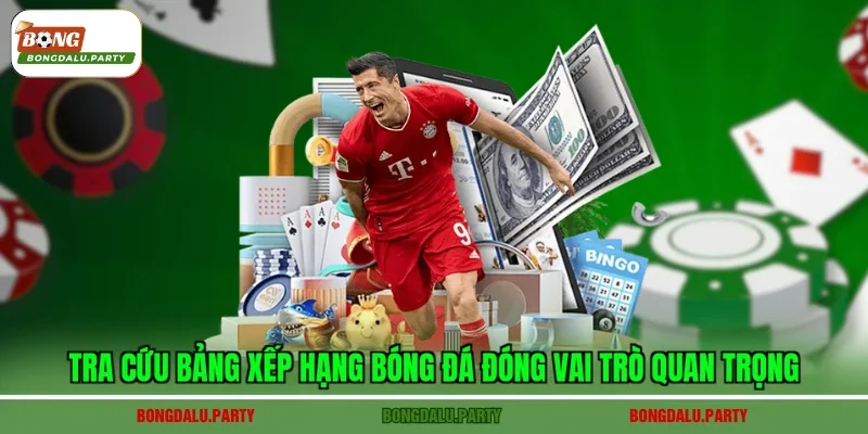 Tra cứu bảng xếp hạng bóng đá đóng vai trò quan trọng